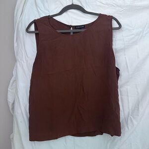 Eileen Fisher sleeveless blouse